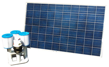 Bottom Feeder 40000 Gallon Pool 220-watt Solar Pump and Filter System Bottom Feeder 40000 Gallon Pool 220-watt Solar Pump and Filter System