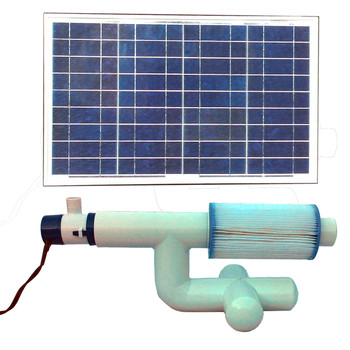 Bottom Feeder 5000 Gallon Pool or Spa 30-watt Solar Pump Type A Filter Cartridge System Bottom Feeder 5000 Gallon Pool or Spa 30-watt Solar Pump Type A Filter Cartridge System