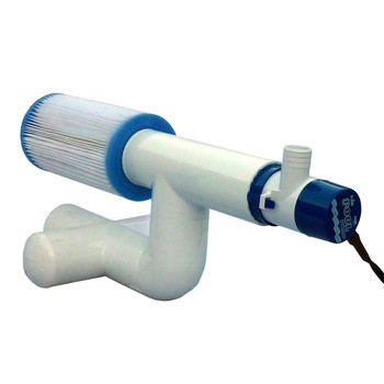 Bottom Feeder 5000 Gallon Pool or Spa Open Power (Solar Wind Other) 30-watt Pump Type A Filter Cartridge System Bottom Feeder 5000 Gallon Pool or Spa Open Power (Solar Wind Other) 30-watt Pump Type A Filter Cartridge System