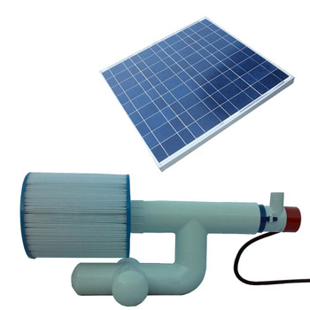 Bottom Feeder 10000 Gallon Pool or Spa 60-watt Solar Pump and Filter System Bottom Feeder 10000 Gallon Pool or Spa 60-watt Solar Pump and Filter System