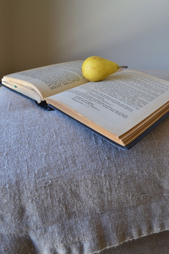 Natural Rustic Rough Stonewashed linen pillow cases set of 2