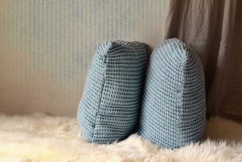 Duck Egg Blue Waffle Linen Pillow Case. Super heavy weight linen