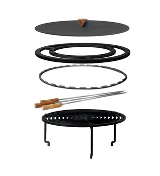 OFYR XL GRILL GRATE & SKEWER ACCESSORIES SET OFYR XL GRILL GRATE & SKEWER ACCESSORIES SET