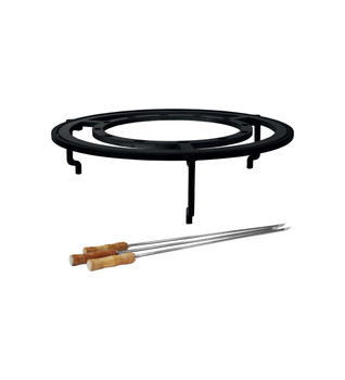 OFYR BRAZILIAN GRATE VERTICAL SKEWERS.
Placed over an OFYR re, the horizontal skewers set is equipped with a set of three skewers, a skewer ring and a specially designed stand. The notched stand is just the right height for meat and vegetables to cook to perfection OFYR BRAZILIAN GRATE VERTICAL SKEWERS.
Placed over an OFYR re, the horizontal skewers set is equipped with a set of three skewers, a skewer ring and a specially designed stand. The notched stand is just the right height for meat and vegetables to cook to perfection