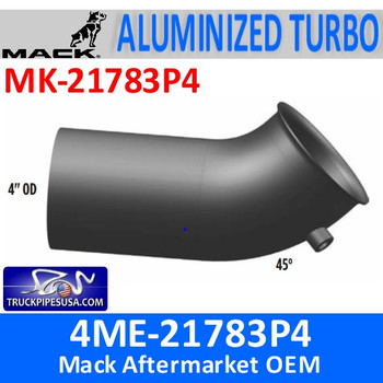 4ME-21783P4 Mack Turbo Exhaust pipe MK-21783P4 4ME-21783P4 Mack Turbo Exhaust pipe MK-21783P4