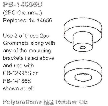 Peterbilt Exhaust 14-14656 Cab Bracket Grommet Peterbilt Exhaust 14-14656 Cab Bracket Grommet