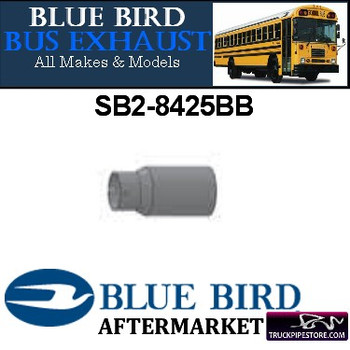 SB2-8425BB Bluebird Pipe Reducer 4" OD to 3" ID - 13" Long Aluminized SB2-8425BB Bluebird Pipe Reducer 4" OD to 3" ID - 13" Long Aluminized