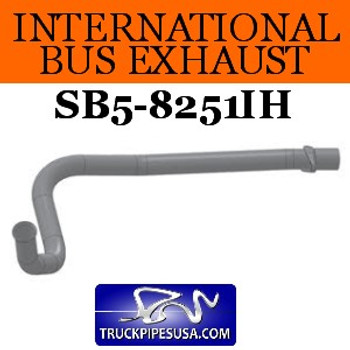 591593C91 International Bus Pipe 5 Bend 2.75"OD-3.5"ID ALZ 591593C91 International Bus Pipe 5 Bend 2.75"OD-3.5"ID ALZ