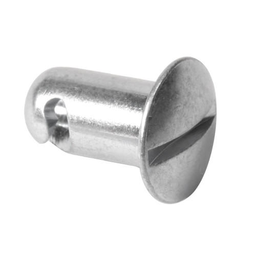 Quarter-Max 216108 #6 Button Head Slotted Quarter Turn Fastener, Aluminum, .400" Quarter-Max 216108 #6 Button Head Slotted Quarter Turn Fastener, Aluminum, .400"