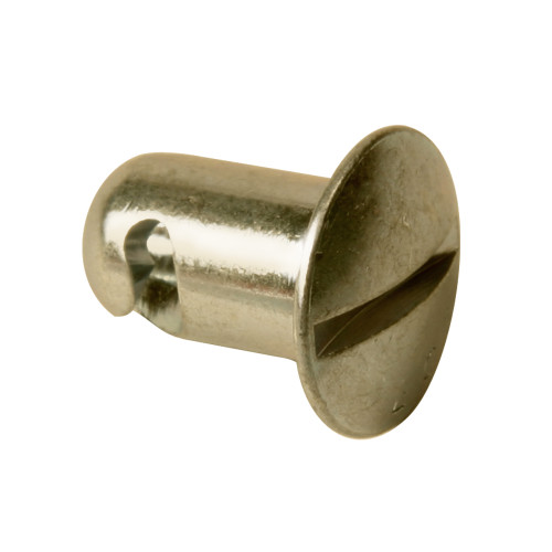 Quarter-Max #6 Button Head Slotted Quarter Turn Fasteners, Steel, Gold Quarter-Max #6 Button Head Slotted Quarter Turn Fasteners, Steel, Gold