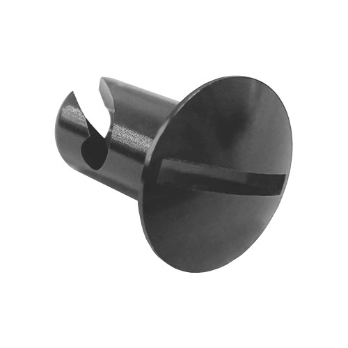 Quarter-Max #5 Button Head Slotted Quarter Turn Fasteners, Aluminum, Black Anodized Quarter-Max #5 Button Head Slotted Quarter Turn Fasteners, Aluminum, Black Anodized