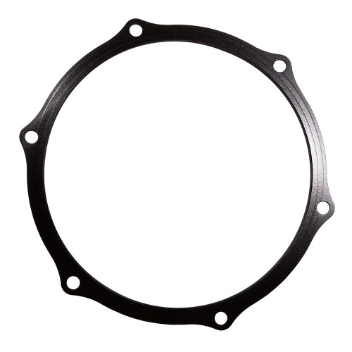 Quarter-Max Side Window Bezel, Black. Back of window bezel. Quarter-Max Side Window Bezel, Black. Back of window bezel.