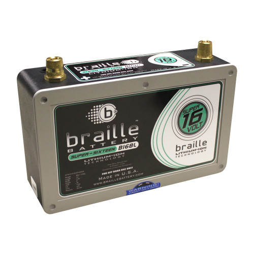 Braille Super 16 Volt Lithium Battery and Charger Combo Braille Super 16 Volt Lithium Battery and Charger Combo