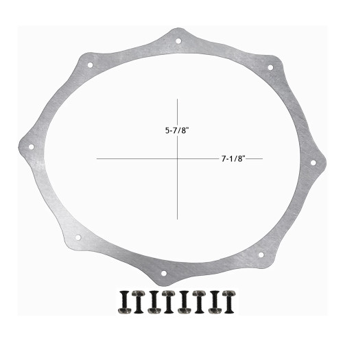 7-1/8" x 5-7/8" Aluminum Body Exhaust Ring 7-1/8" x 5-7/8" Aluminum Body Exhaust Ring