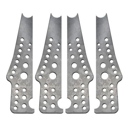 Quarter-Max 410017-1 Pro Series 4-Link Chassis Brackets, 4130, 13" Notch Quarter-Max 410017-1 Pro Series 4-Link Chassis Brackets, 4130, 13" Notch