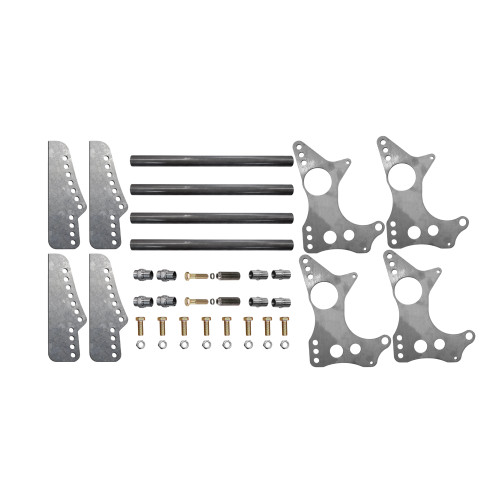 Quarter-Max 301101-3.25 4-Link Kit with Universal Chassis Brackets & 3-1/4" Axle Tube Hole Size Housing Brackets Quarter-Max 301101-3.25 4-Link Kit with Universal Chassis Brackets & 3-1/4" Axle Tube Hole Size Housing Brackets