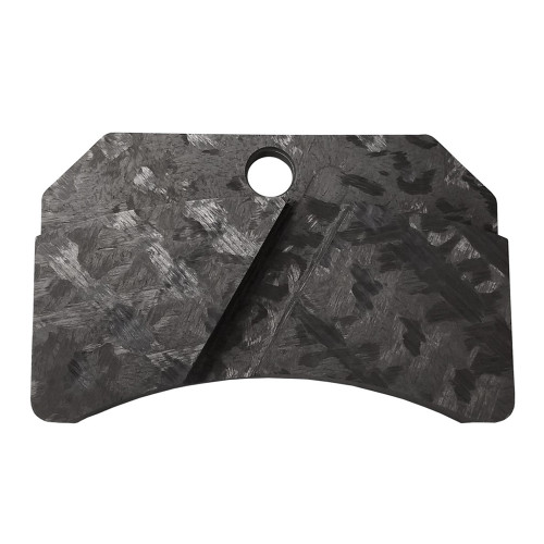 Strange Engineering L4050H1 Carbon Brake Pad for 4 Piston Calipers - Slotted at 1:00 Strange Engineering L4050H1 Carbon Brake Pad for 4 Piston Calipers - Slotted at 1:00