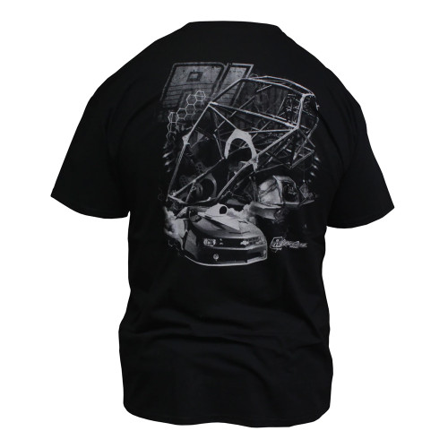 Quarter-Max/RJ Race Cars Chassis T-Shirt - Back Quarter-Max/RJ Race Cars Chassis T-Shirt - Back