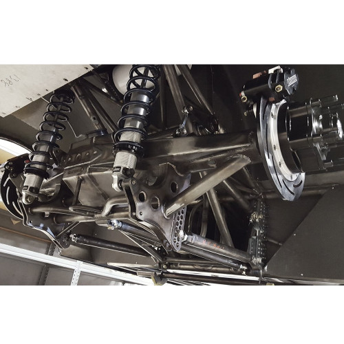 Strange Engineering shocks installed. Strange Engineering shocks installed.