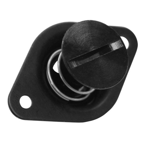 Quarter-Max #5 Self-Ejecting Slotted Quarter Turn Fasteners, Aluminum, Black Anodized Quarter-Max #5 Self-Ejecting Slotted Quarter Turn Fasteners, Aluminum, Black Anodized