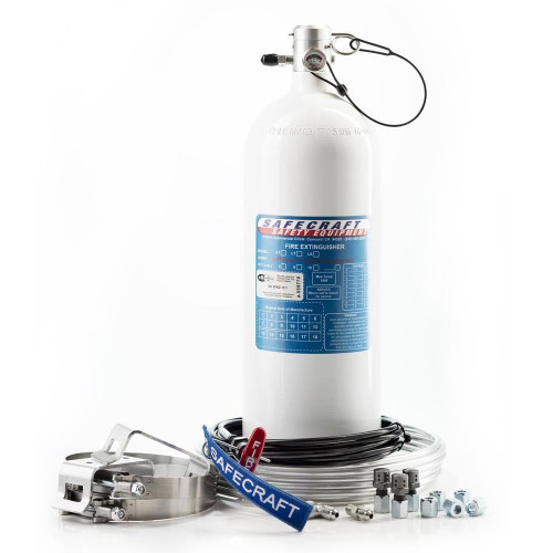 Safecraft LT10JAA 10 Lb Fire System, 3M Novec 1230 Fire Protection Fluid, Pull Cable & Aluminum Tubing Kit Safecraft LT10JAA 10 Lb Fire System, 3M Novec 1230 Fire Protection Fluid, Pull Cable & Aluminum Tubing Kit