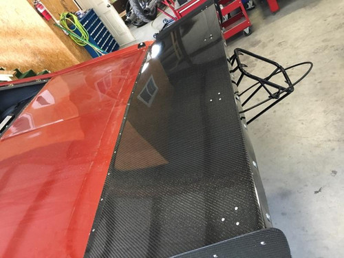 Quarter-Max 1968-1974 Chevrolet Nova Carbon Fiber Wing - Installed Quarter-Max 1968-1974 Chevrolet Nova Carbon Fiber Wing - Installed