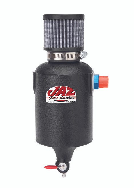 JAZ Products 1 Quart Breather Tank, Black, AN-8 Fitting JAZ Products 1 Quart Breather Tank, Black, AN-8 Fitting