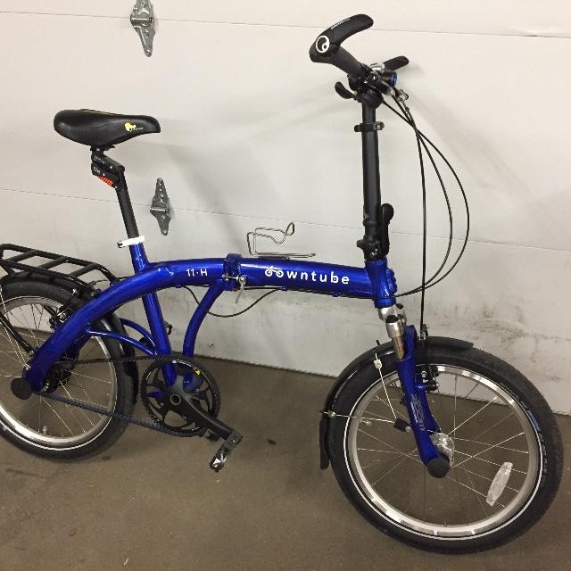 Custom 11H folding bike with suspension