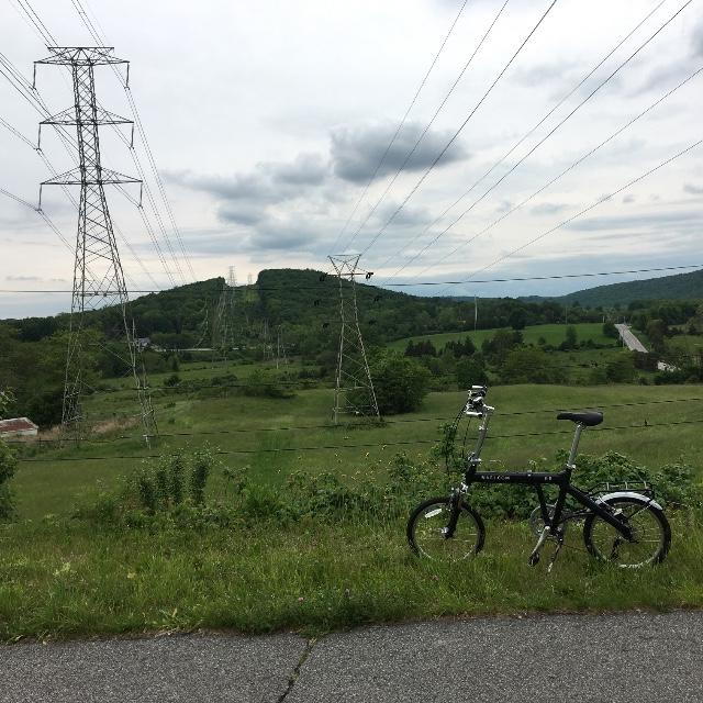 8S folding bike on the trails 8S folding bike