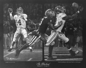 "The Blackout" - Pencil Drawing - Alabama Football vs. Georgia 2008