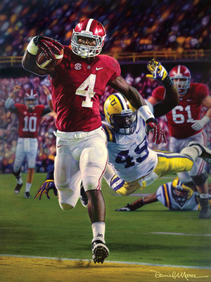 Death Valley Drive - Canvas Editions - Alabama Football vs. LSU 2012