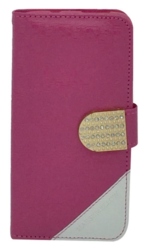 HTC Desire 626s Design Wallet With Bling Pink