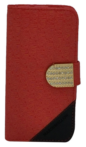 HTC Desire 626s Design Wallet With Bling Red