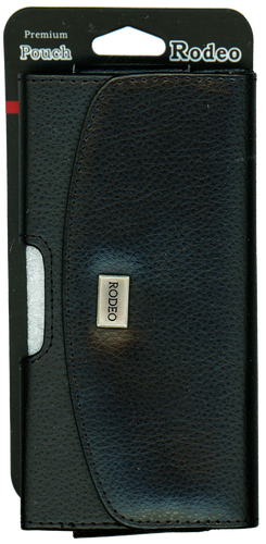 Samsung S7/S6/S6 EDGE/S5/S4/S3 Leather Pouch Metal Logo With Case