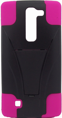 LG Volt 2 Kickstand Black & Pink