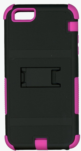 Iphone 6/6S plus MM Triple Layer Armor Case With Kickstand Pink