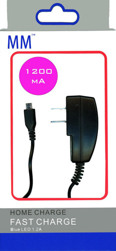 MM Home Charger 1.2 AMP Blue (Retail Package )