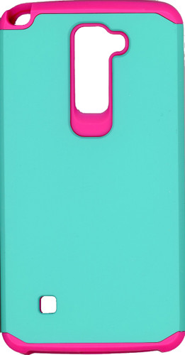 LG Stylo2 PLUS MM Slim Dura Case Teal&Pink
