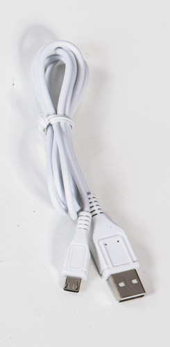 Micro Round USB Cable White