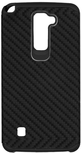 LG Stylo2 PLUS MM Slim Dura Carbon Fiber Kevlar Black