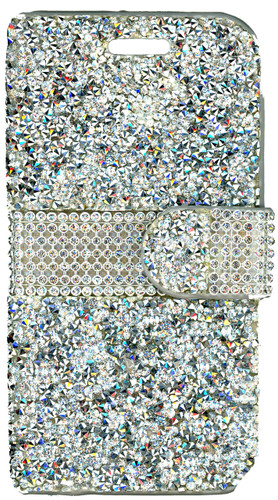 LG K3 MM Jewel Wallet Silver