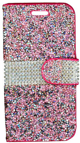 LG K3 MM Jewel Wallet Pink