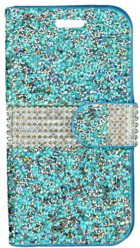 LG K3 MM Jewel Wallet Teal