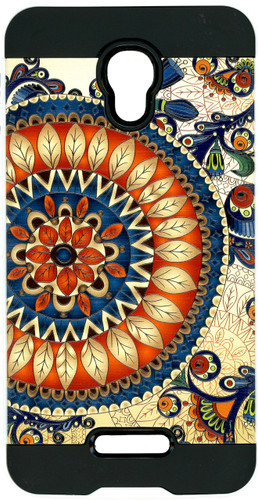 Alcatel Fierce 4 MM Slim Dura Metal Autumn Paisley