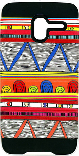 Alcatel Tru MM Slim Dura Metal Abstract Chevron