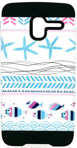 Alcatel Tru MM Slim Dura Teal Fish
