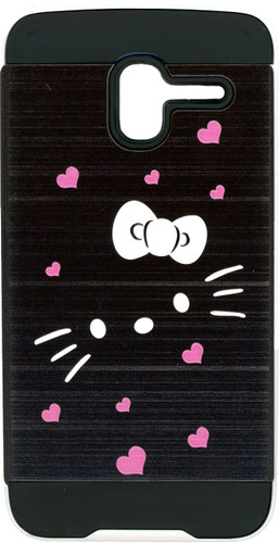 Alcatel Tru MM Slim Dura Metal Bowtie Hearts