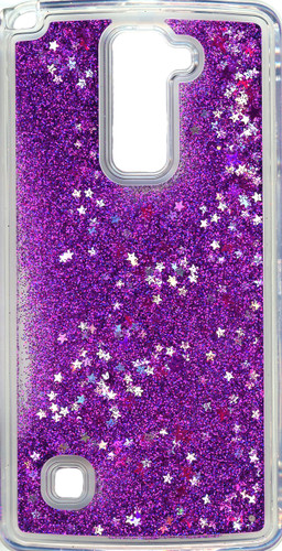 LG Stylo2 Plus Water Glitter Purple
