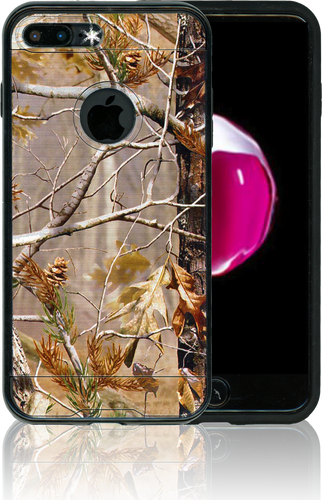 Iphone 7 PLUS MM Slim Dura Metal Finish Brown Camo & Black