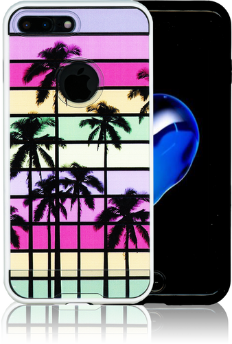 Iphone 7 PLUS MM Slim Dura Metal Rainbow Paradise
